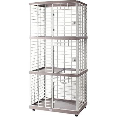 【kai】キャットケージ シルバー 金属製 約180cm 高さ Amazon.co.jp 人気ギフトランキング: 猫用エンクロージャ で