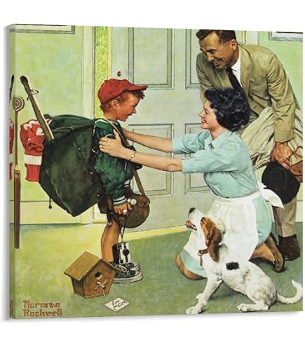 Amazon.co.jp: ポスター ノーマン ロックウェル Waiting For the Vet 