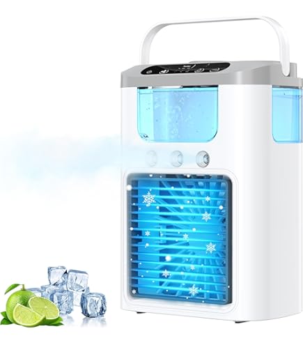 Amazon | Qurra(Anemo Cooler Reco) 冷風扇 卓上 扇風機 上部給水