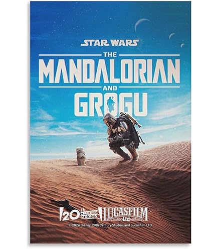 LEDポスターフレーム　発光　マンダロリアンポスター付き Amazon.co.jp: スター・ウォーズ:マンダロリアンポスター ライト