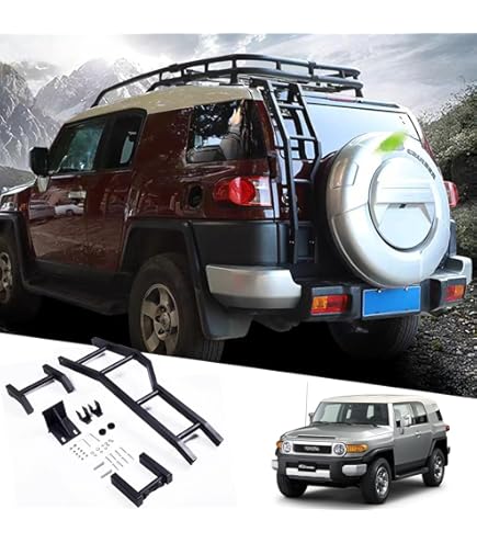 Amazon | GIGEAR オフロード リアラダー/リヤラダー はしご キャリア  