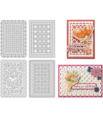 Amazon.co.jp: DzIxY 花壇 花 枝 葉 金属 カッティングダイ カード作成