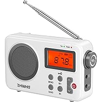 Amazon.co.jp: ZHIWHIS 小型ラジオ 携帯 高感度 FM/AM/短波/ワイドFM
