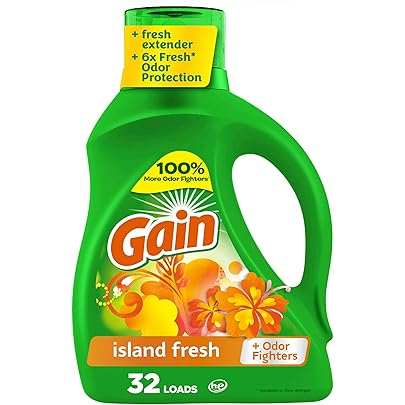 Amazon | Gain ゲイン 洗濯洗剤 液体 オリジナル 32回分(1.36L 46oz
