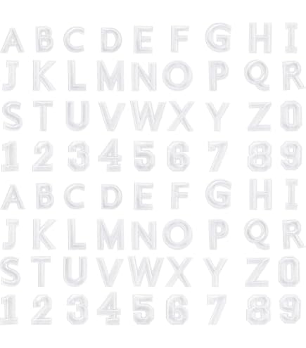 Amazon.co.jp: XUNHUI アップリケ英語アルファベット26字母