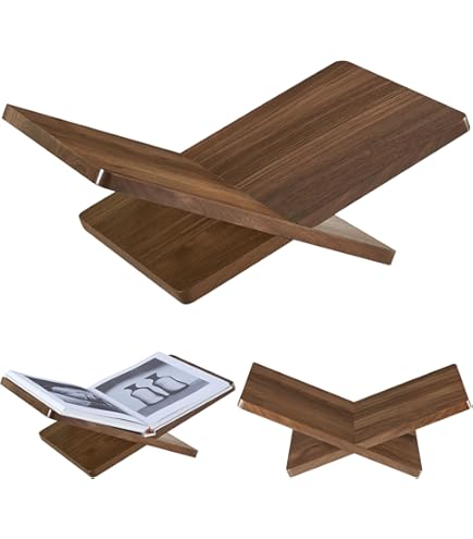 Book Stand For Reading 360° Rotating Hands Free Book Holder Adjustable Height