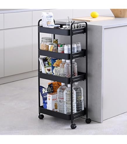 コイズミ トロリーワゴン キッチンワゴン トレイ レトロ アンティーク