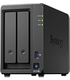 Synology 2 Bay NAS DiskStation DS220j (Diskless), 2-Bay; 512MB
