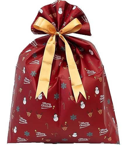Amazon.co.jp: インディゴ クリスマス ラッピング袋 グリーティング
