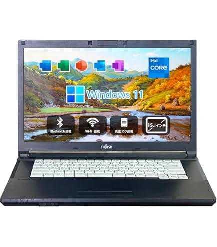 Amazon.co.jp: 富士通 ノートPC A577／15.6型 ／Win 10 Pro／MS