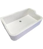Amazon.co.jp: 作善堂 ガーデンシンク タイルシンク ガーデンパン 屋外
