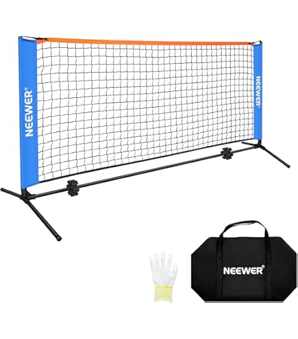 Amazon | ピックルボールネット ポータブル 屋外規制 サイズ規制 フル