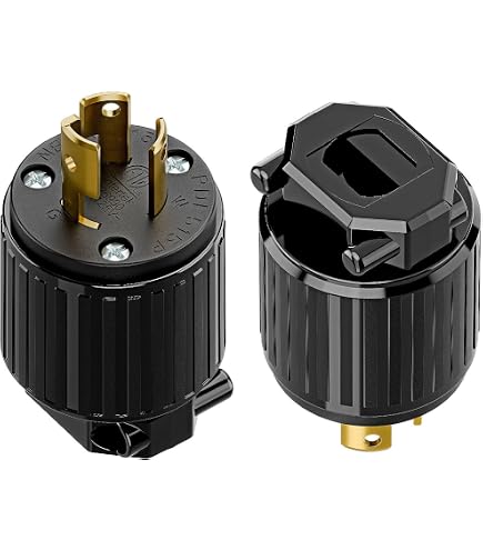 Amazon.co.jp: NEMA L5-15P オスプラグ (CUL) AD0043 : DIY・工具