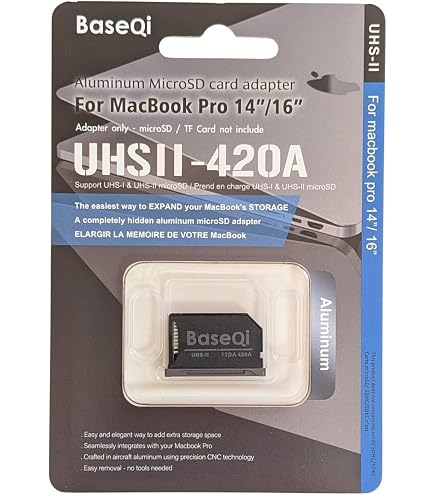 Amazon | BaseQi iSDA 高精度 アルミニウム製 MicroSD カード
