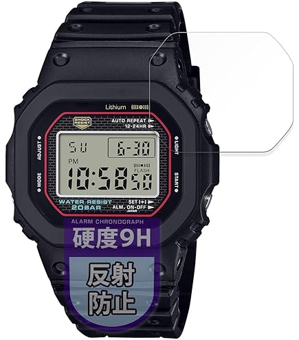 CASIO G-SHOCKDW-5000R-1AJF 保護シール付き G-SHOCK DW-5000R-1AJF 保護フィルム【各種】PDA工房