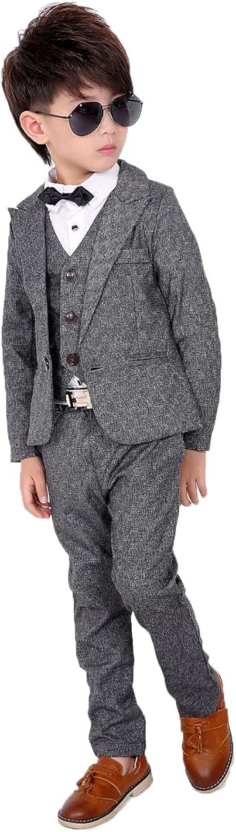Amazon | Emfay 男の子 フォーマル スーツ 4点セット 子供服 ...