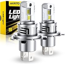 Amazon | AUXITO H4 Lo/Hi led ヘッドライト 高輝度 6倍明るさUP 車用