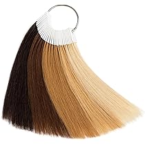 Amazon.co.jp: ヘアカラーテスト毛束 人毛 白髪混じり50％ 長さ10cm 20
