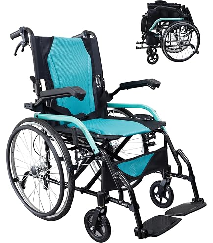 Amazon | Miugoo 車椅子 車いす 自走用車いす 介助自走兼用 折りたたみ