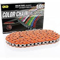 Amazon | CYC バイク用チェーン 420-120L 蛍光オレンジ スーパー