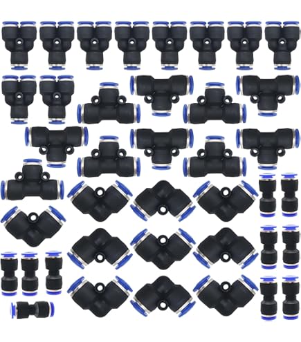 Amazon.co.jp: uxcell クイック継手 8mm-10mm ストレートコネクタ