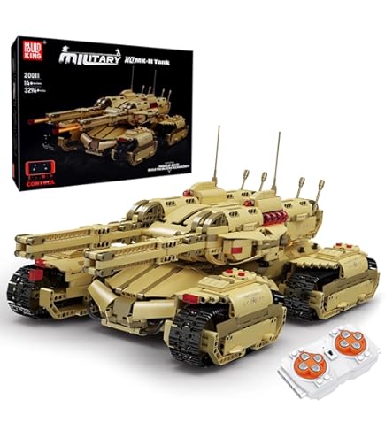 戦車セット Amazon.co.jp: Mould King 20020ハイテクMOCヒョウ2戦車玩具