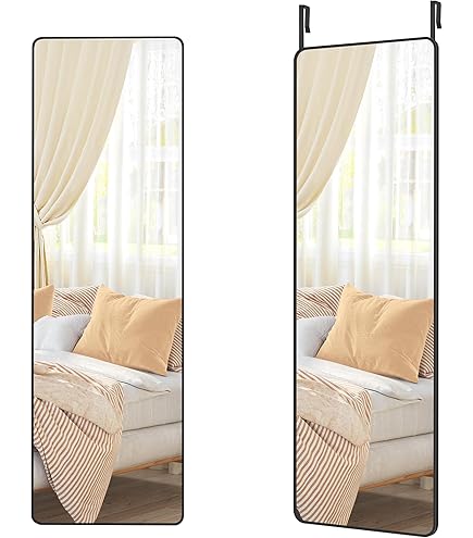 Amazon.co.jp: SONGMICS 姿見鏡 全身鏡 2way 壁掛け ドア掛け 全身