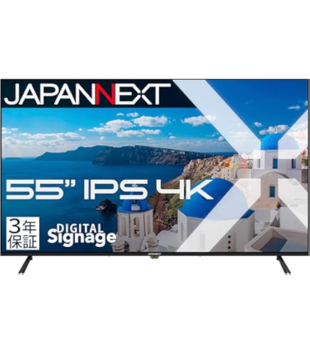 Amazon.co.jp: JAPANNEXT 55インチ 大型 モニター 4K UHD 3840x2160