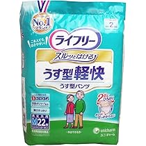 ライフリーうす型軽快パンツ M 22枚2個44枚紙パンツ用パッド20枚3個60枚 ライフリー うす型軽快パンツM22枚 | キリン堂通販SHOP
