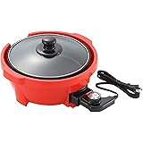 丸山技研 電気 グリルパン 21cm レッド RR53