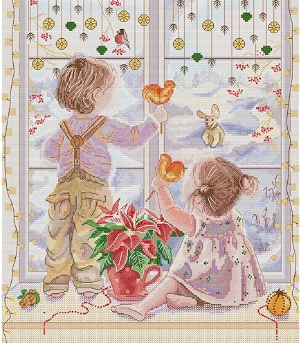 Amazon | AxiangziK クロスステッチキット 大人用 初心者向け 11