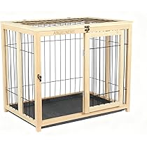 Amazon.co.jp: ペットケージ 小型犬 猫ハウス 木製家具調 室内用