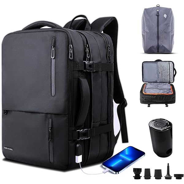 Amazon.co.jp: 真空バックパック 旅行 大容量 トラベルバック