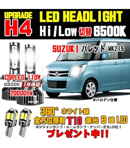 Amazon | スズキ パレット MK21S LEDコンバージョンキット D2S