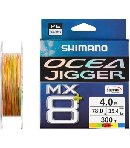 Amazon.co.jp: シマノ(SHIMANO) オシアジガー MX8+ PE 600m LD-O98Z 3