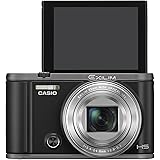 CASIO デジタルカメラ EXILIM EX-ZR3100BK 自分撮りチルト液晶 スマホへ自動送信 ブラック
