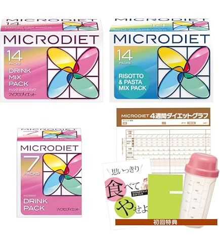 Amazon | マイクロダイエット ドリンクミックスパック 14袋×2箱