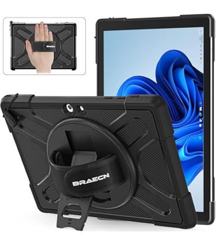 Amazon | Microsoft キーボードカバー Surface Go and Go 2用 ポピー