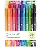 ぺんてる　水性カラーペン　24色 Amazon.co.jp: トンボ鉛筆 水性 サインペン 24色 (太&極細ツインタイプ