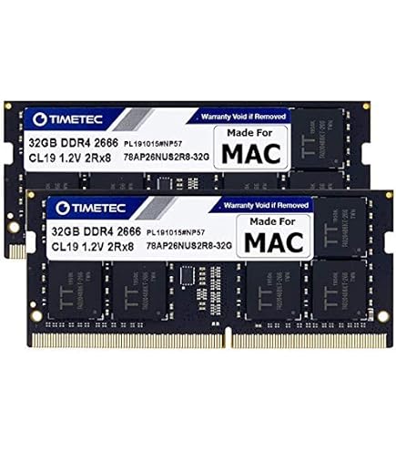 Amazon.co.jp: Timetec Hynix IC Mac用 DDR4 2400Mhz SODIMM Apple専用