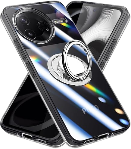 Amazon.co.jp: Xiaomi POCO F7 Pro ケース リング 耐衝撃 TPU 指紋防止