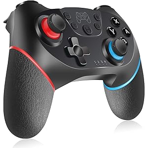 Switch コントローラー [2020最新] 無線 HD振動 小型6軸ジャイロセンサー搭載 スイッチコントローラーTU…