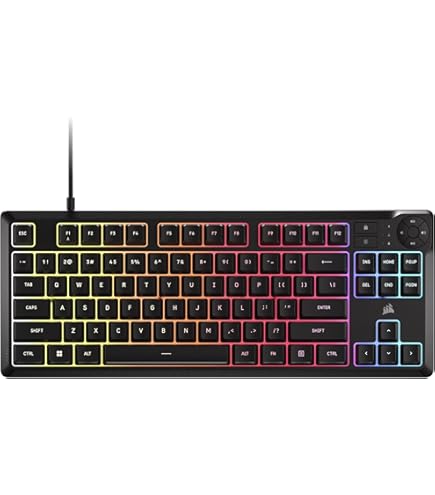 Corsair K65 RGB RAPIDFIRE Compact Mechanical Keyboard (Cherry MX