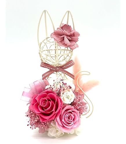 Amazon.co.jp: Ruplan プリザーブドフラワー 『minette ミネット 猫