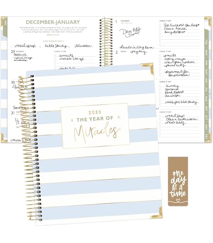 Bloom Daily Planners 2025-2026 Academic Year Daily Planner (July 2025 - July 2026) - A5 Weekly & Monthly Calendar Agenda Organizer Book With Stickers - 5.5\" X 8.25\" - Ocean Oasis
