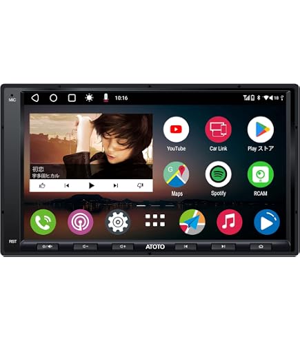 Amazon.co.jp: ATOTO Android オーディオ一体型ナビ、 有線CarPlayと