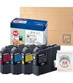 ブラザー純正インク4色パックLC211-4PK-E