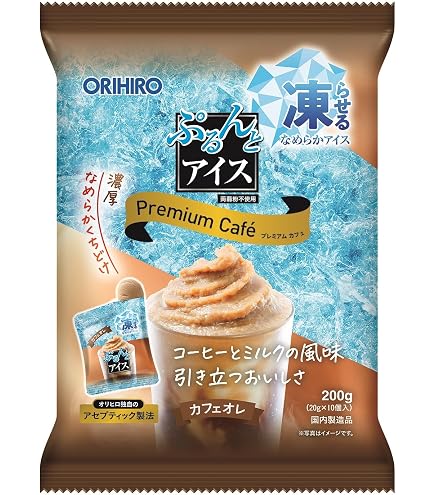 Amazon.co.jp: オリヒロ ぷるんと凍らすアイス プレミアムカフェ