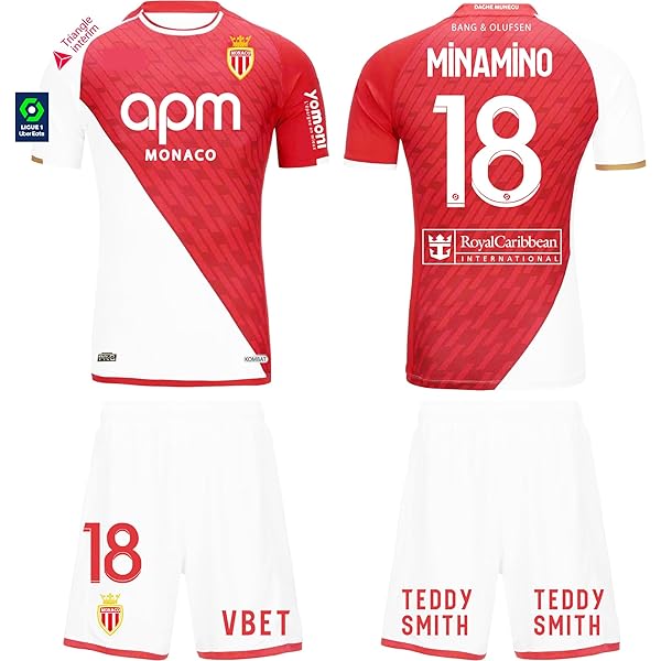 Amazon.co.jp: [HEMEY] 南野 拓実 サッカー ユニフォーム 25-26 モナコ