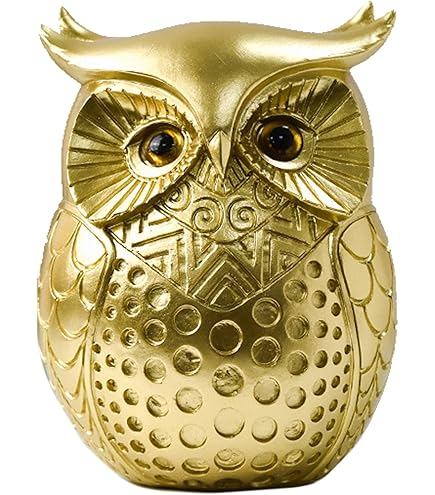 Amazon.co.jp: Hyack フクロウ 置物 開運 ふくろう 風水 縁起物